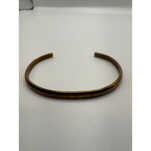 Vintage‎ RJT Copper Cuff Bracelet Minimalist Unisex Jewelry